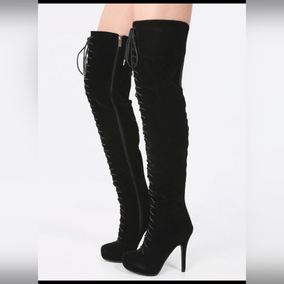 Dollhouse Elasticized Riding Knee High Boots main image 1